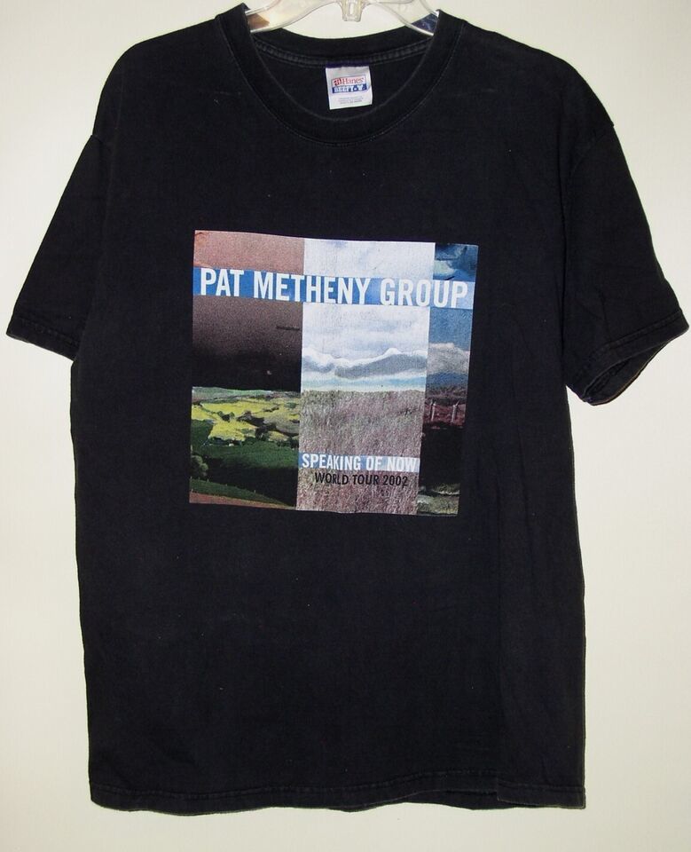 Primary image for Pat Metheny Concert Tour T Shirt Vintage 2002 Speaking Of Now Tour Size Large