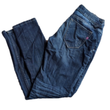 Vigoss Lower Rise Distressed The Boyfriend Rolled Skinny Blue Jeans Size 1 - £26.57 GBP