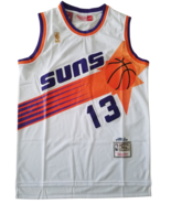 Men&#39;s Steve Nash #13 Jersey 1996/97 Throwback White Uniform - $66.29 CAD