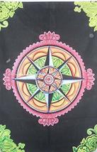 Traditional Jaipur Hand Brush Painted Floral Mandala Wall Art Poster, Celtic Wal - £8.00 GBP