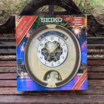 2019 Seiko Wall Clock 13 Swarovski Crystals QXM382BRH 30 Melodies Collector’s Ed - £120.55 GBP