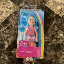 *Box Wear* New Sealed Barbie Dreamtopia Chelsea Sprite Doll Bright Blue Hair - £15.57 GBP