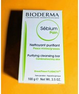 BIODERMA SEBIUM Pain † Purifying Cleanser Bar Mixed Skin Acne Prone 3.5oz - £11.73 GBP
