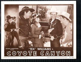 Coyote Canyon 11&quot;x14&quot; Lobby Card Tex Williams Donna Martell Western - £29.01 GBP