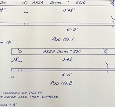 1950 Railroad Bangor Aroostook Standard Switch Roads 80 LB Blueprint F12bDWDD15 - £65.20 GBP