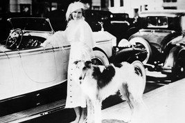 Jean Harlow with Big Dog by Rolls Royce 24x18 Poster - £19.18 GBP