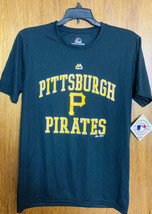 Majestic MLB Pittsburgh Pirates Child&#39;s Sz L 14-16 Baseball Short Sleeve T-Shirt - £8.69 GBP