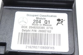 08-11 w204 MERCEDES C250 FRONT PASSENGER RIGHT SEAT OCCUPANCY OCC SENSOR Q0002 image 11