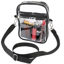 [Pack of 2] Clear Crossbody Bag Stadium Approved Clear Purse Transparent Smal... - £26.07 GBP