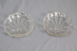 Lalique France Pair of Clear Crystal Vanity Dishes Stamped Original [67] - $112.69