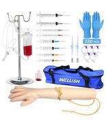 WELLiSH IV Practice Arm Infusion Model, Venipuncture Training Model Phle... - $808.54 MXN