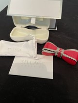 House of Sillage Limited Edition Bow Lipstick Case RED w/Swarovski Cryst... - £142.44 GBP