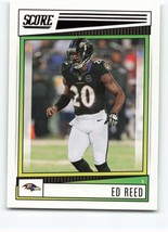 2022 Score #189 Ed Reed NM-MT Ravens ID:46614 - £1.33 GBP