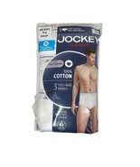 NEW Mens Jockey 3 pack Classics Staycool Full Rise Briefs White Underwea... - $27.77 CAD