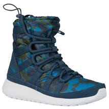 Women&#39;s Nike Roshe One Hi Print Sneakerboots, 807425 400 Size 5-7 Squadron Blue/ - £78.33 GBP