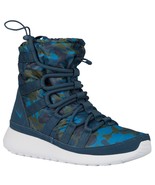 Women&#39;s Nike Roshe One Hi Print Sneakerboots, 807425 400 Size 5-7 Squadr... - $135.76 CAD