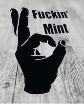 Fucking mint vinyl sticker Decal,Laptop Decal,Tumbler Decal, Coffee mug ... - £5.59 GBP