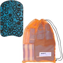 Combo Mesh Bag Orange Kickboard Blue - $68.47