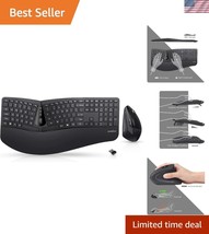 Wireless Ergonomic Keyboard and Mouse Combo with 30ft Range - Ultimate C... - $1,387.35 MXN