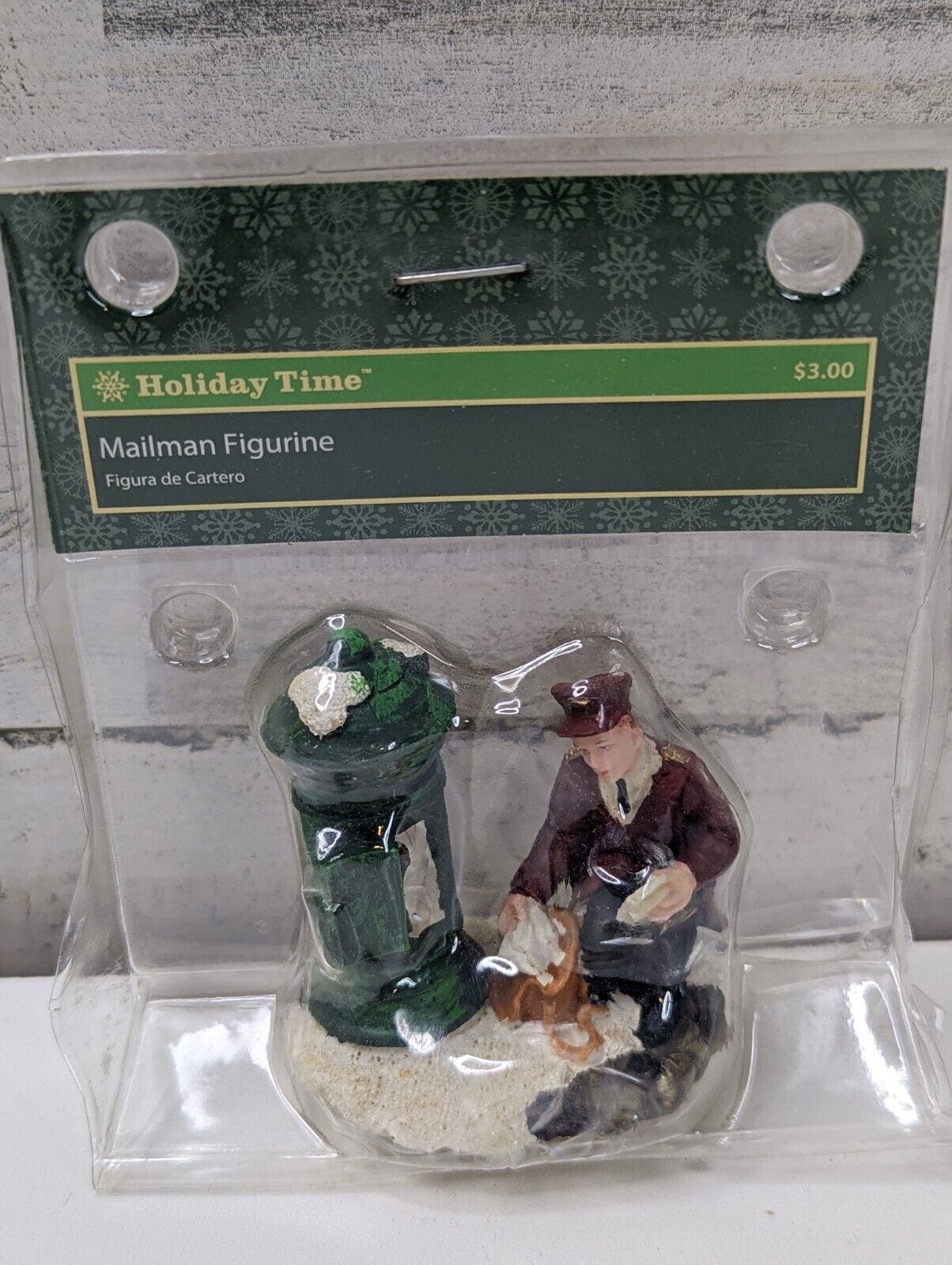 Primary image for New Retired Holiday Time Mailman Figurine Christmas Village Decoration