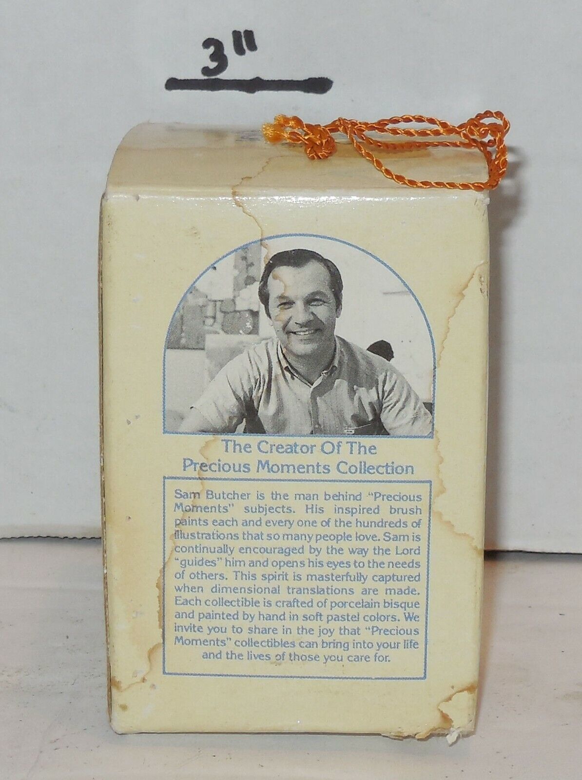 1985 Precious Moments The Lord Bless You And Keep You Thimble #100633 HTF Enesco Item image 3