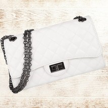 Crossbody Bag Shoulder Purse Evening Clutch Womens Handbag Ladies Fashion White - £72.16 GBP