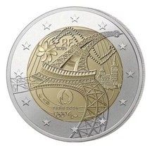  2 EUROS FRANCIA 2024. MONEDA CONMEMORATIVA - TORRE EIFFEL. S/C - £21.05 GBP