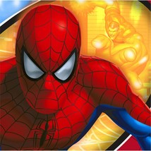 Spider-Man Spider Sense Dessert Napkins 16 Per Package Spiderman Party S... - $59.81 MXN