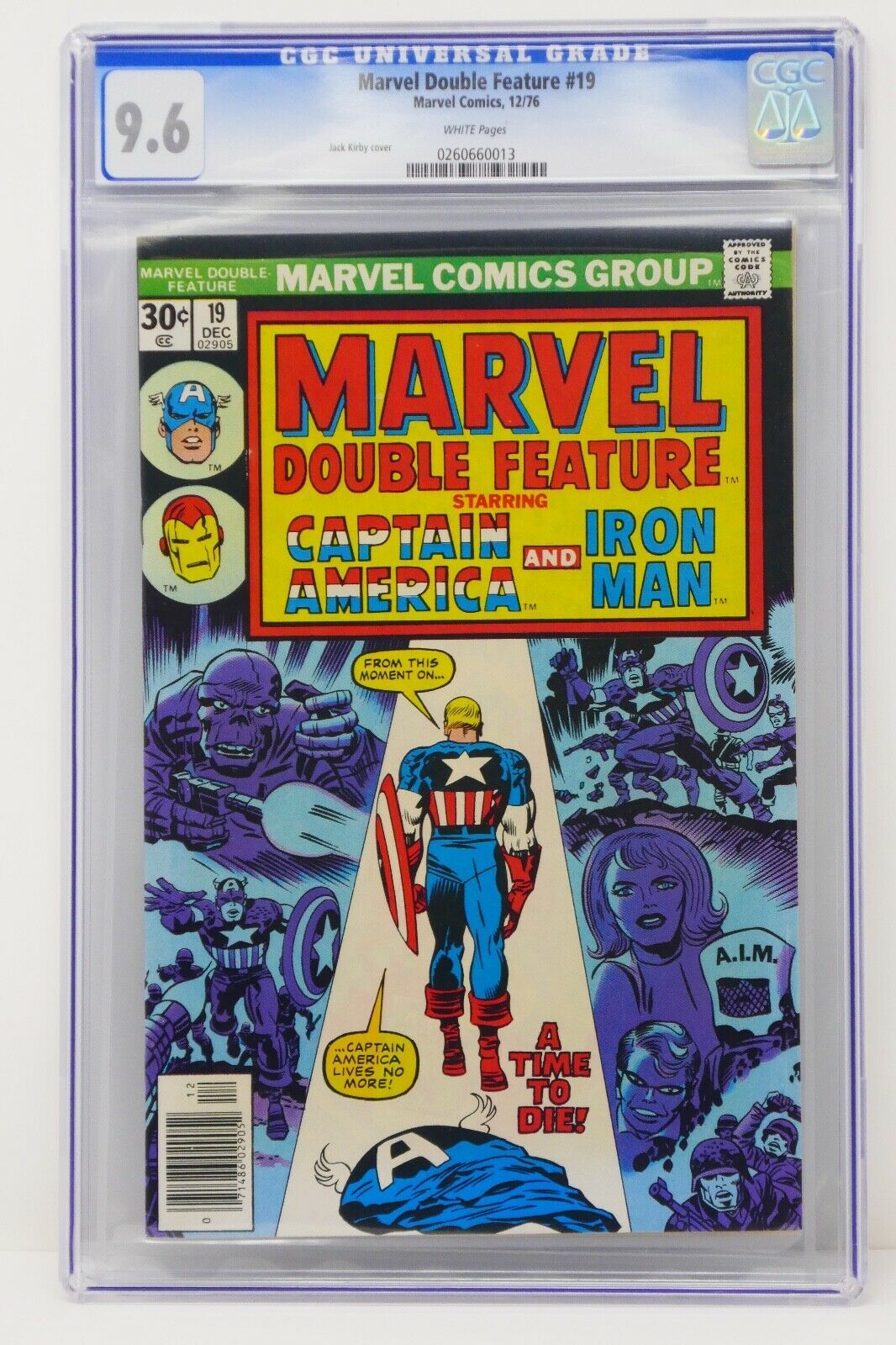 Primary image for Marvel Comics 1976 Marvel Double Feature #19 CGC 9.6 Near Mint +