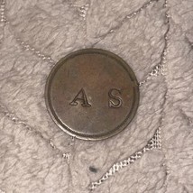 A.S. 5 cents at Bar trade token - $2.96