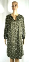 BODEN Olive Green Vibrant Night Sky Star Print Shift Dress Womens Size 10 R New - £33.97 GBP