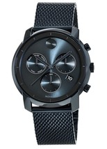 Movado Bold Chronograph Blue Ion-Plated Steel Watch 3600403 - £398.87 GBP