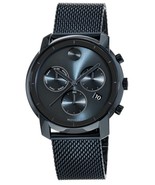 Movado Bold Chronograph Blue Ion-Plated Steel Watch 3600403 - £397.70 GBP