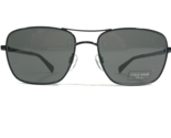 Cole Haan Gafas de Sol CH6001 045 DARK GUNMETAL Cuadrado Negro Monturas ... - $65.09