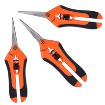 3 Packs Pruning Shears Gardening Hand Pruning Snips With Straight Stainl... - $23.99