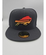 Buffalo Bills New Era Neon Ombre Wing Fitted hat Super Rare! 7 1/8 Brand... - $148.92 CAD