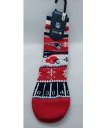 New England Patriots holiday sweater crew socks MEN&#39;S Small 3 - 5.5 Chri... - $16.27 CAD