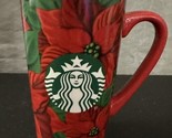 Starbucks Christmas 2020 Holiday Poinsettia Ceramic Cup Mug Coffee Tea 1... - £11.82 GBP