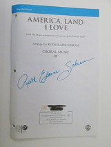 America, Land I Love 3 Part Mix Choral Sheet Music SV9990 Ruth Elaine Schram - £4.78 GBP