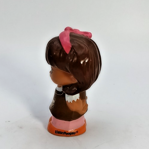 Fisher Price Little People Figure Mia with pink bow, 2012 Item image 2