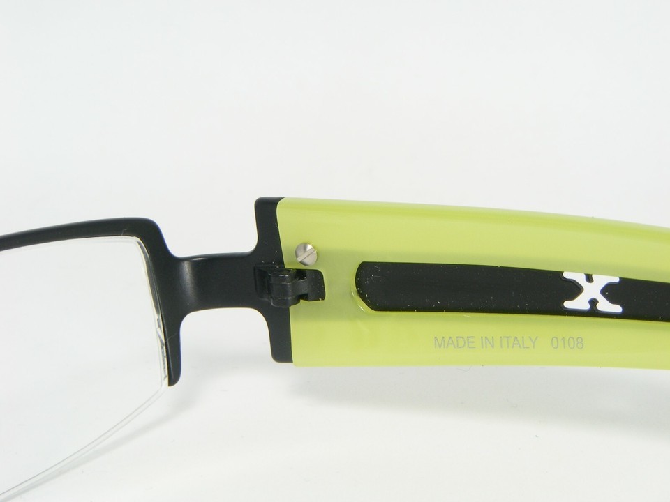 Exalt Cycle EXMAX C.4 BLACK /GREEN /LIME EYEGLASSES GLASSES 52-17-135mm Italy Item image 11