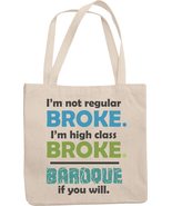Make Your Mark Design Baroque Funny Reusable Tote Bag for Mom, Dad, Yout... - £17.47 GBP