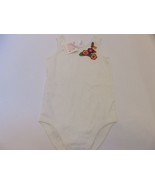 Janie and Jack White embroidered crochet floral Bodysuit Top Girls 3T EUC - $14.25 CAD