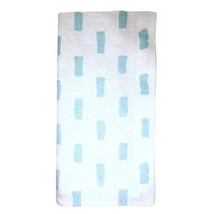 Anthropologie 4 Sky Blue + Ivory Napkins by Pehr Linen Cotton Blend 20&quot;x20&quot; NWT - £26.08 GBP