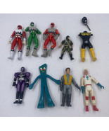 Lot of 9 Vintage Action Figures &amp; Toys 90’s Mixed Lot Some Broken Power ... - $34.56
