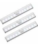 3 PCS OxyLED Motion Sensor Closet Lights Cordless Under Cabinet Lighteni... - $18.70