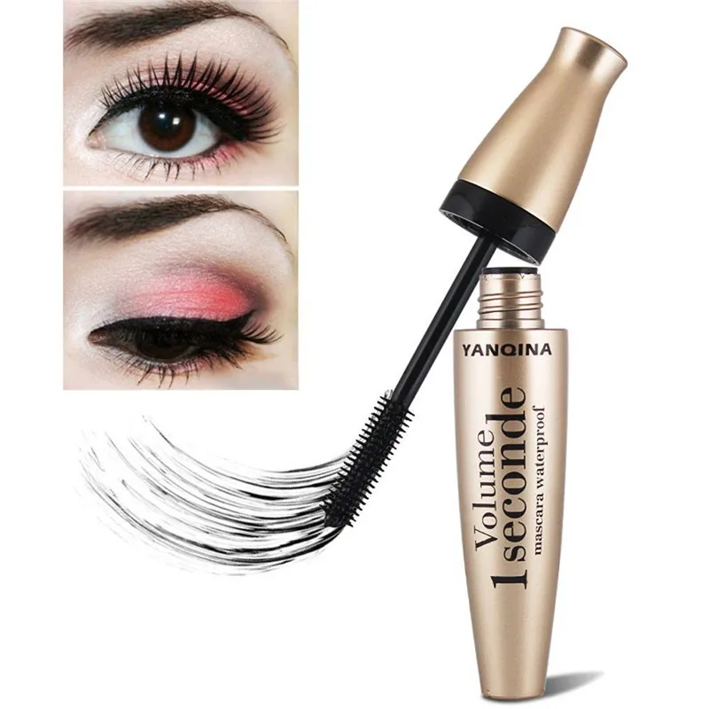 Play 3D Fiber Mascara Long Black Lash Eyelash Extension Waterproof Eye Makeup To - £23.15 GBP