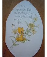 Vintage American Greeting Sunbonnet Kids Secret Pal Easter Card Unused - £3.95 GBP