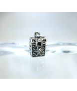 Sterling Silver Mini Hinged Prayer Box Charm Pendant - $7.60