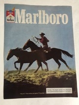 Vintage Marlboro Cigarettes 1978 Print Ad pa4 Cowboy - $8.90